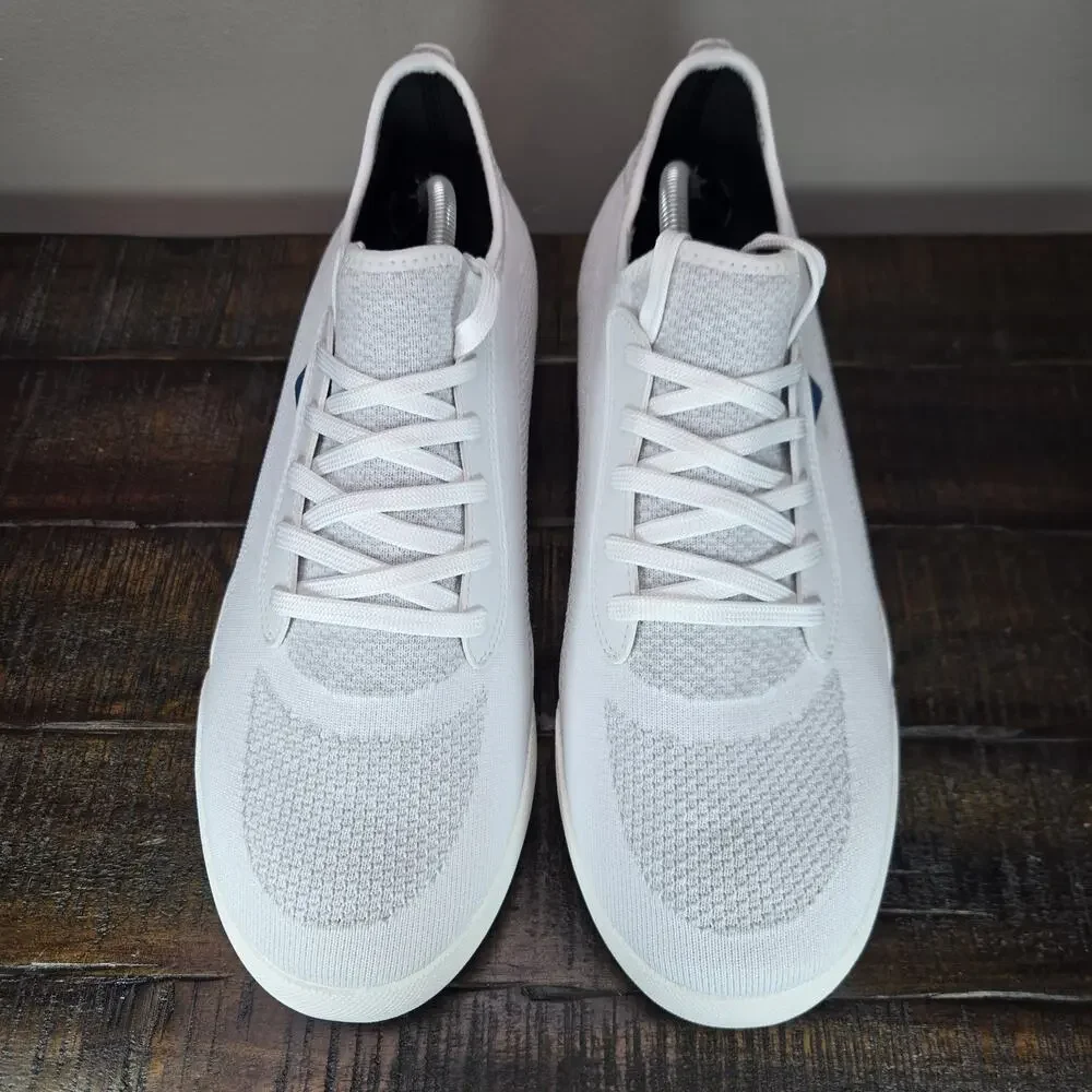 Vessi Weekend Sneaker Mens Size 12 Waterproof Shoes Marble White - Picture 2 of 13